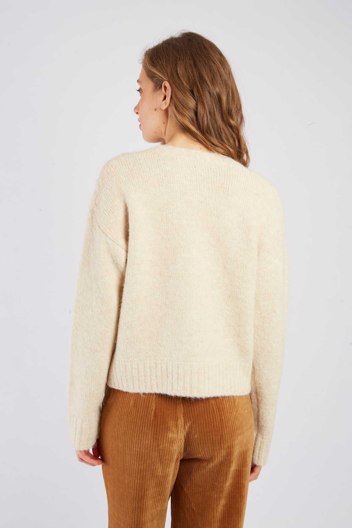Babette Sweater, Ecru