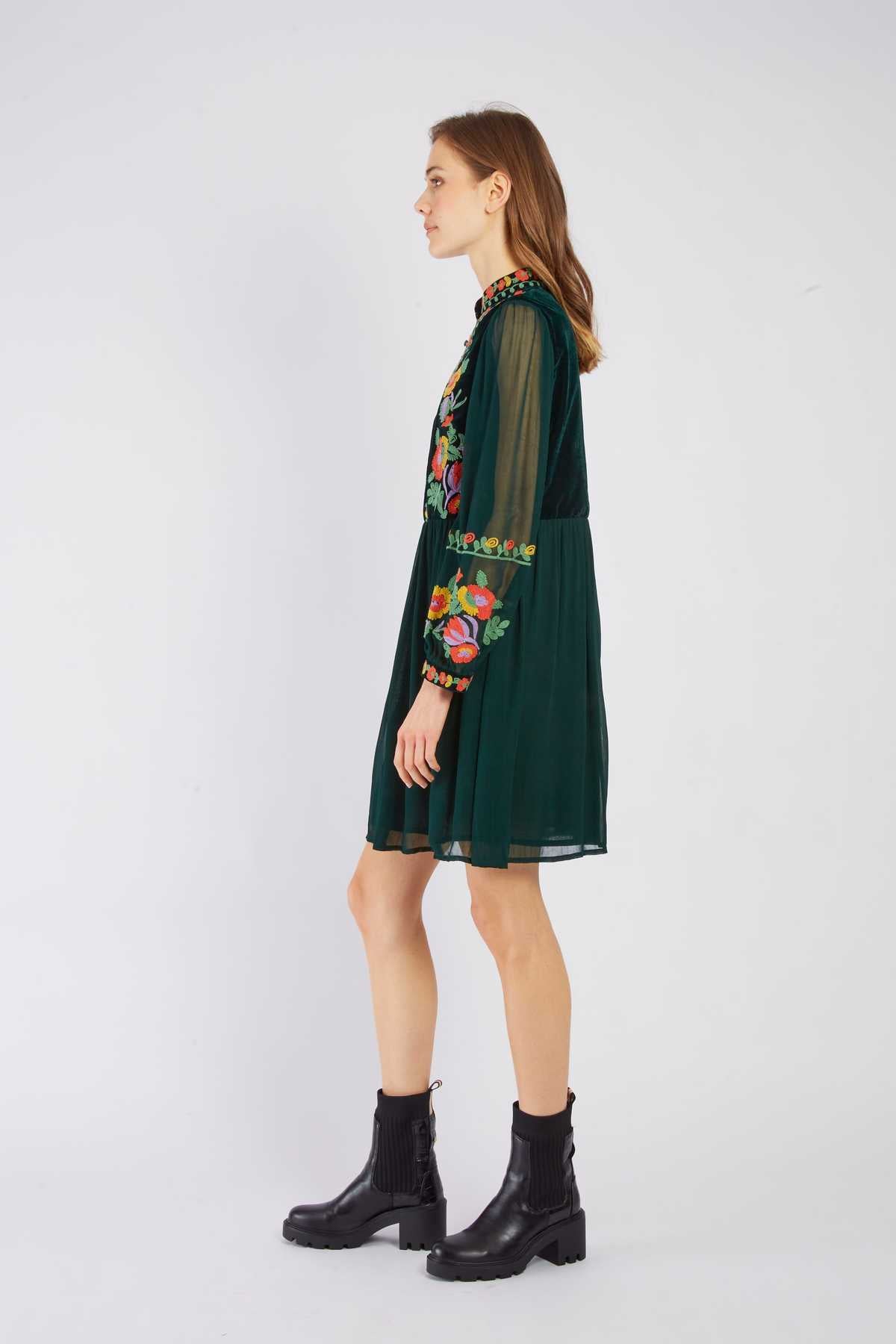Eliette Dress Green