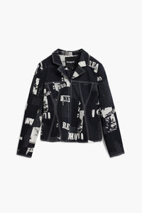 Newspaper Blazer, Black