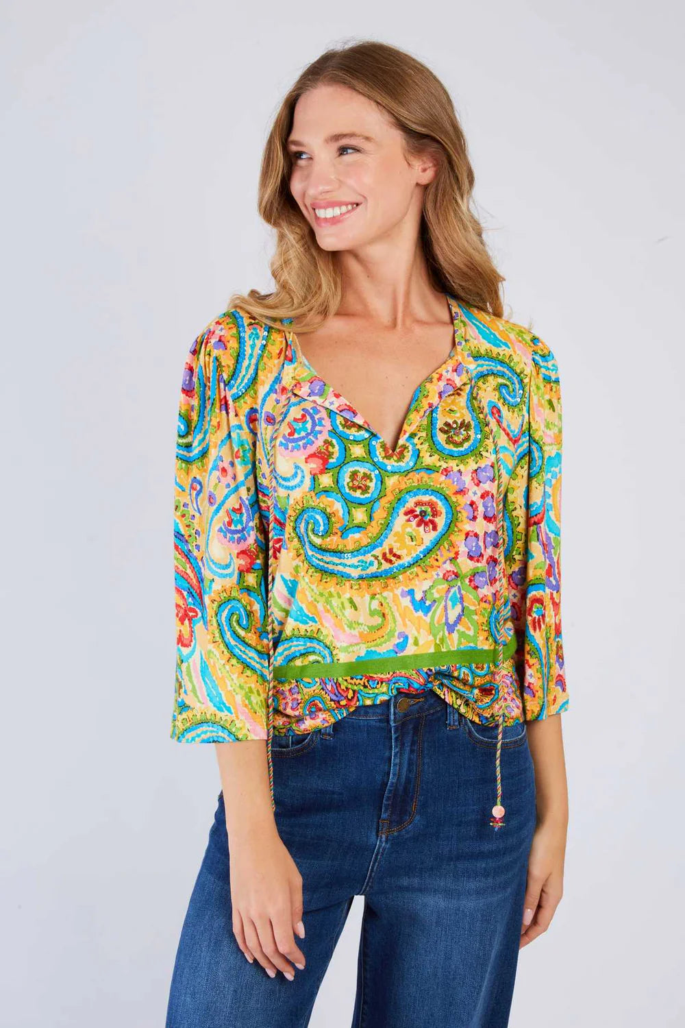 Zenaide Blouse,Green