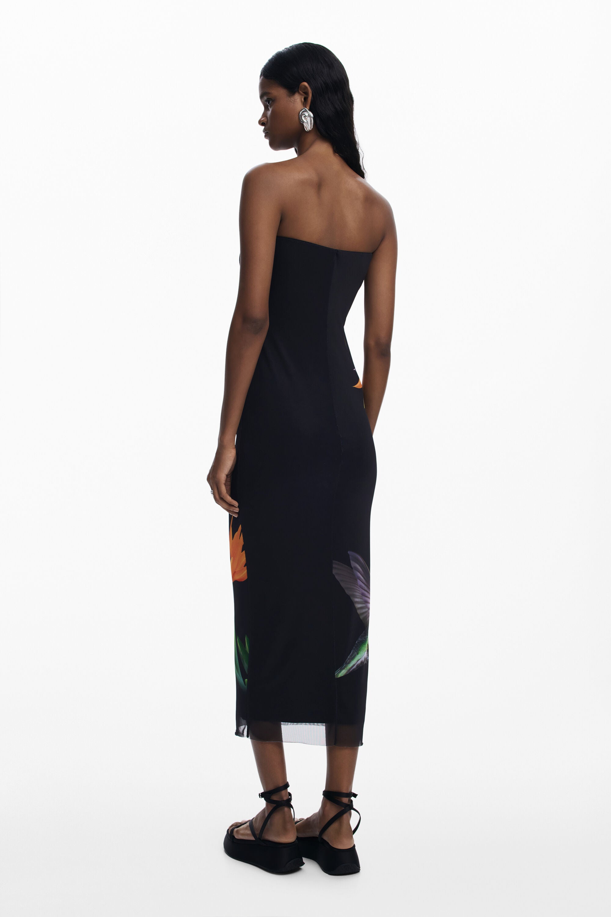 Colibri Strapless Dress Black