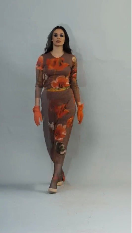 Mesh Top, Earth Color