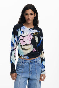 Nenufar Sweater, Black Multi
