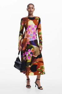 Petals Dress Floral Multi