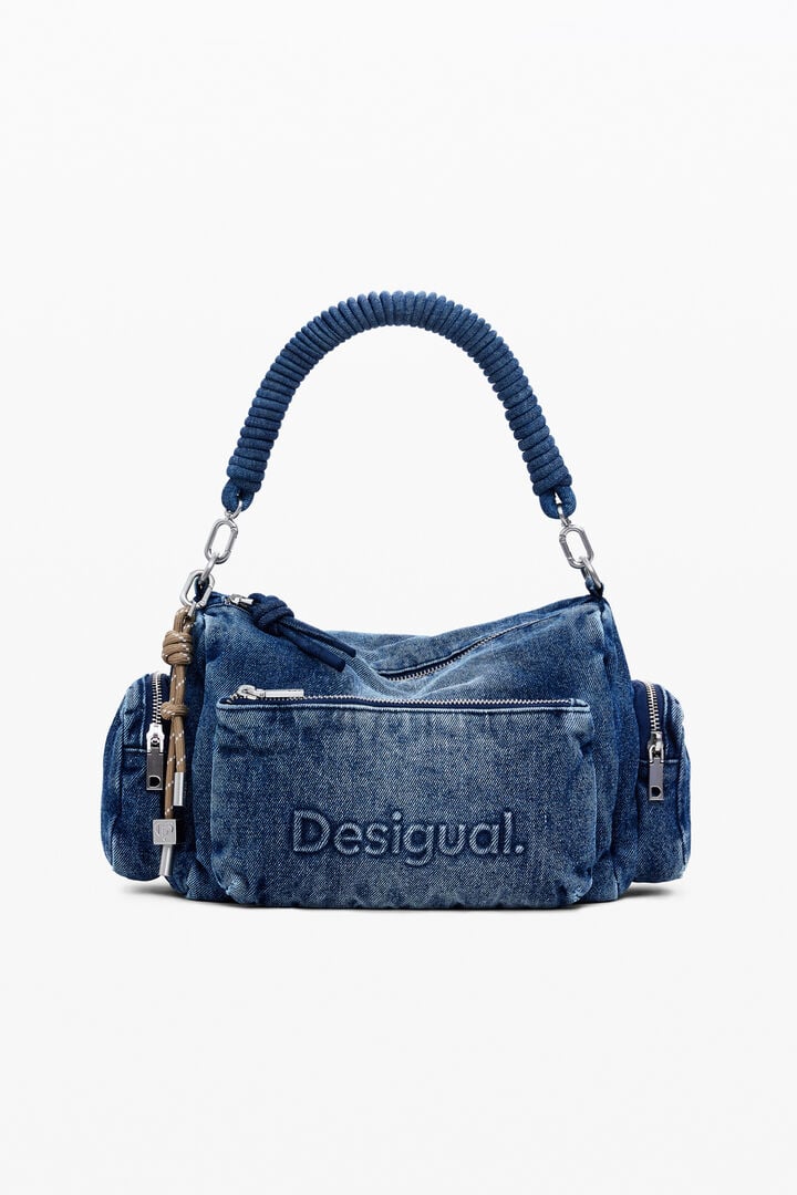 Astana Half Logo Denim Bag