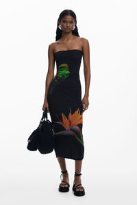 Colibri Strapless Dress Black