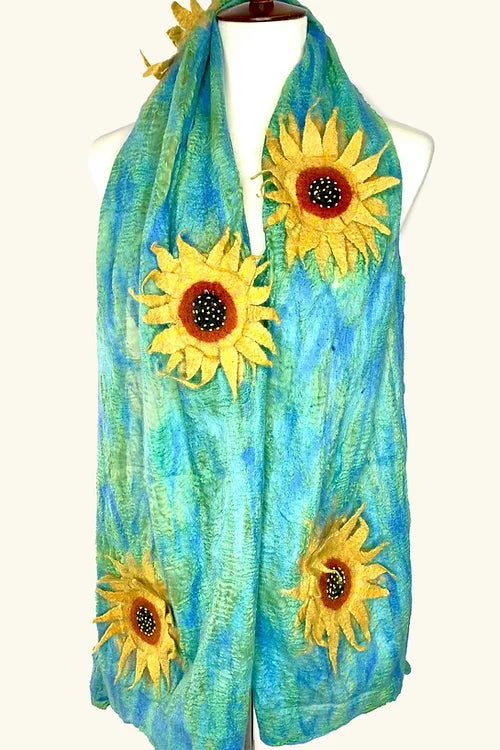 Sunflower Inspired Scarf