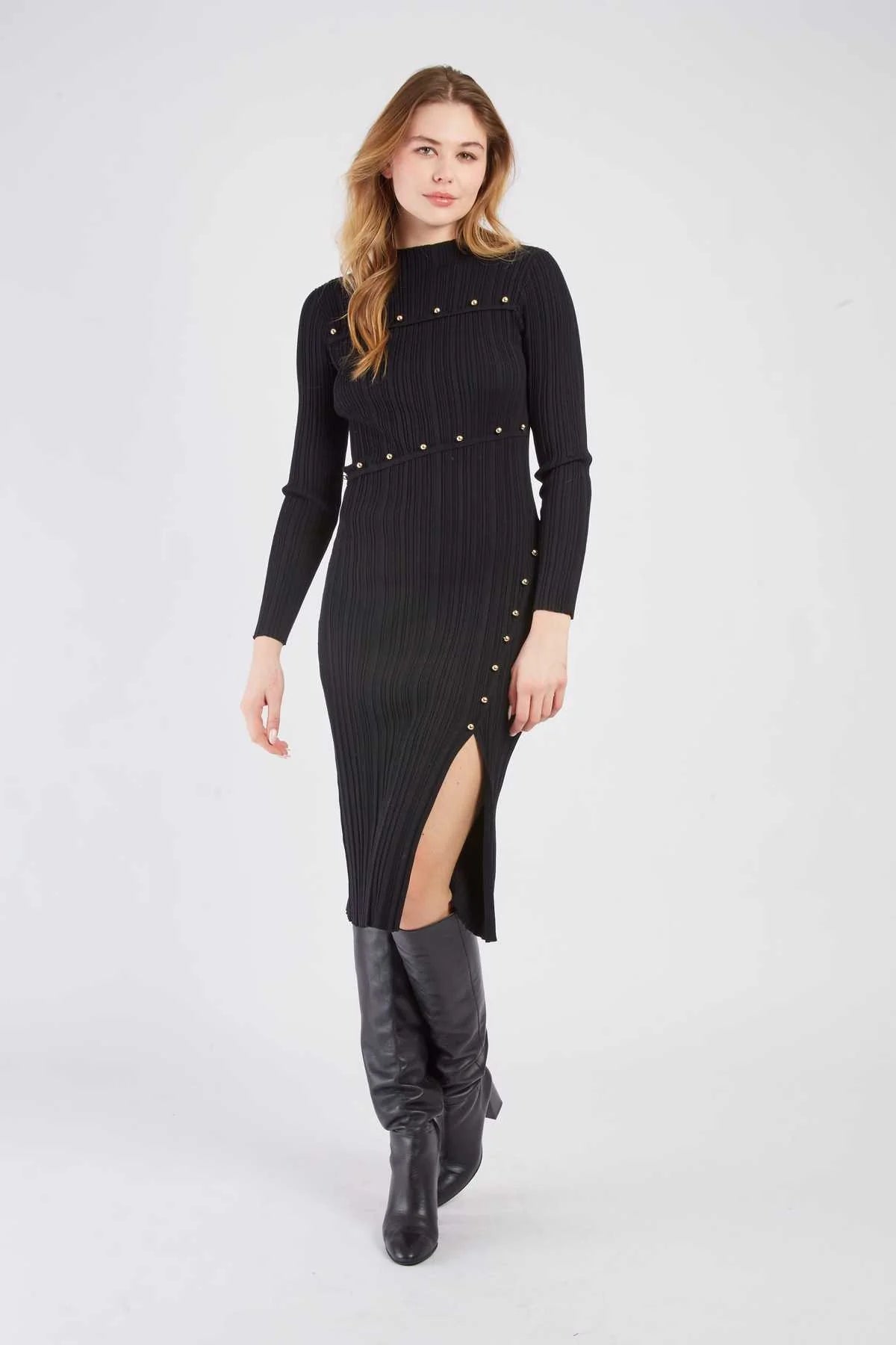 Cleo Dress, Black
