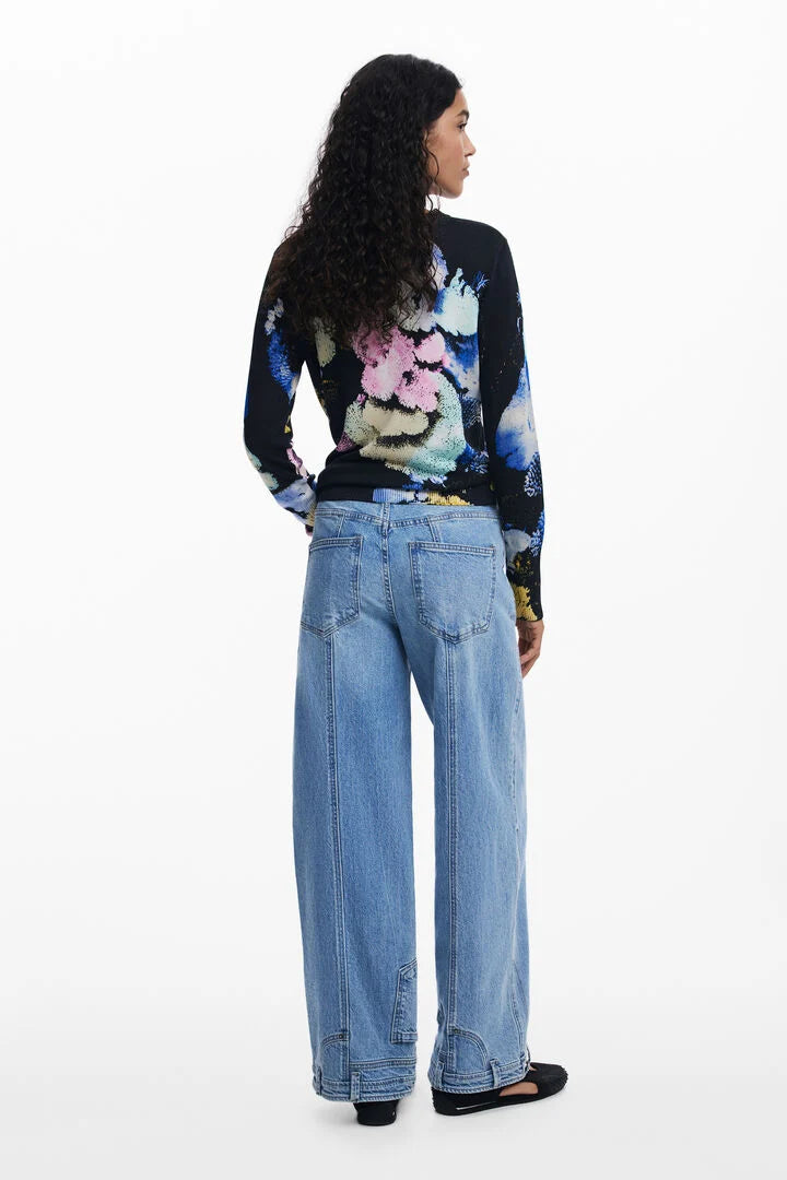 Nenufar Sweater, Black Multi