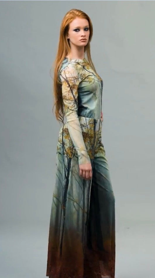 Mesh Top, Rebirth Print