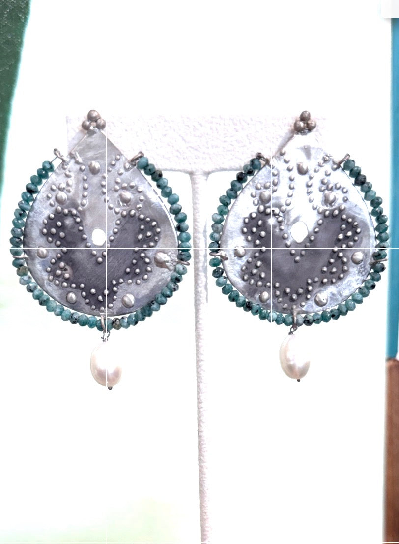 Big Rain Drops Earrings