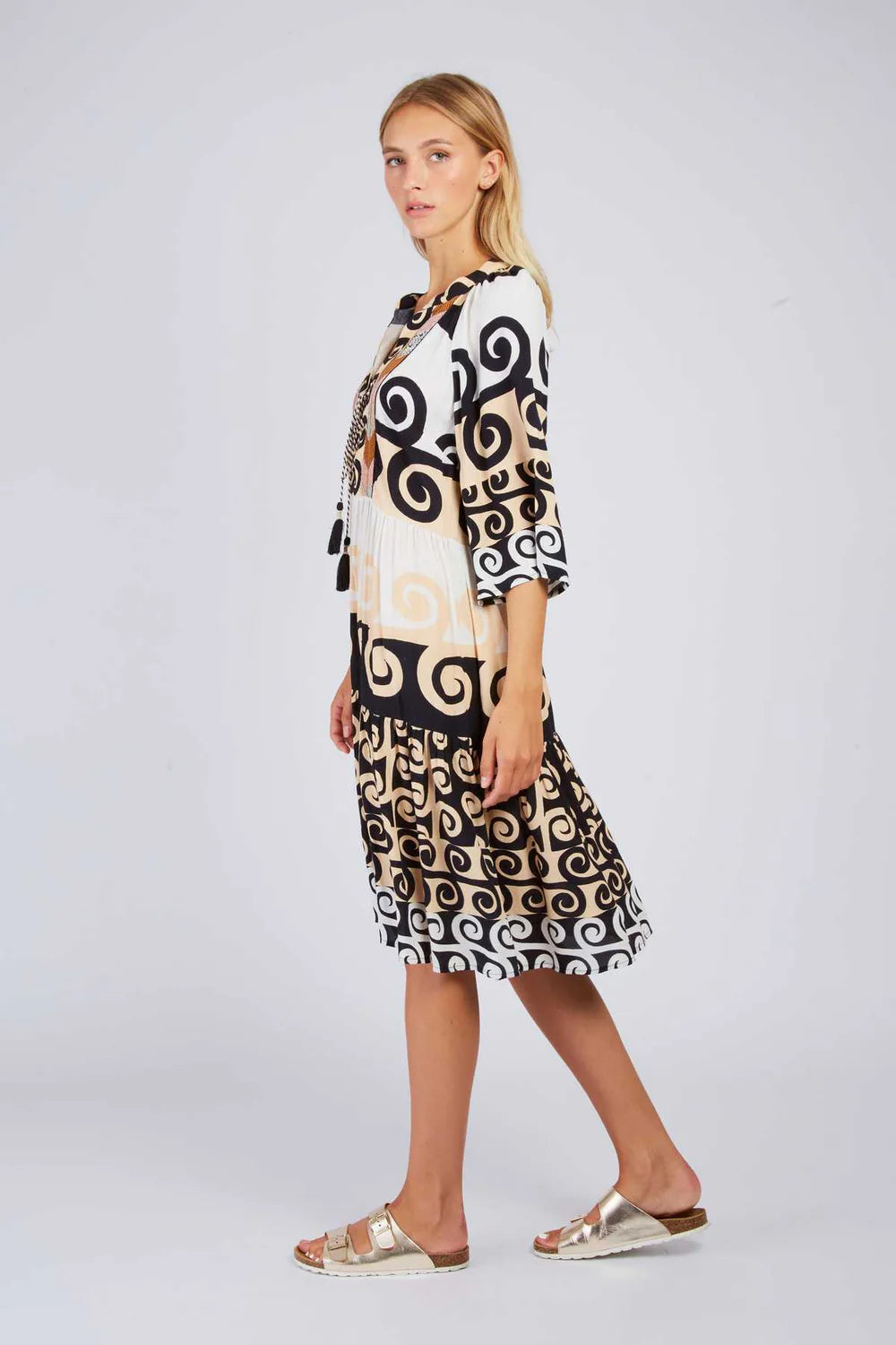 Paprika Dress, Ecru