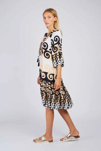 Paprika Dress, Ecru