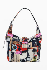 Auria Collage Canvas Bag