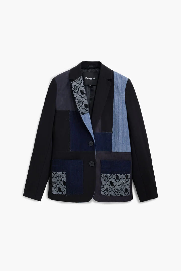 Textures Patch Blazer