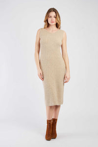Zazie Dress, Beige