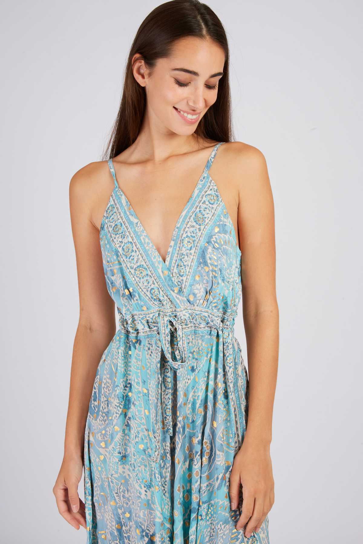 Petunia Dress, Blue