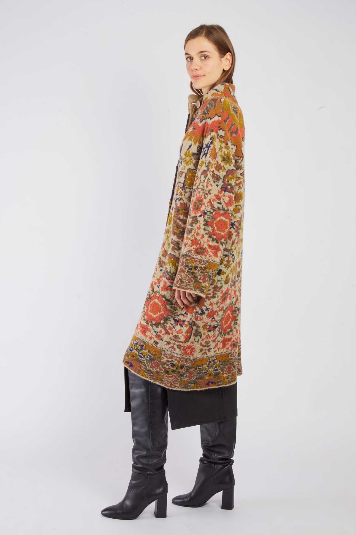 Barbades Sweater Coat, Beige