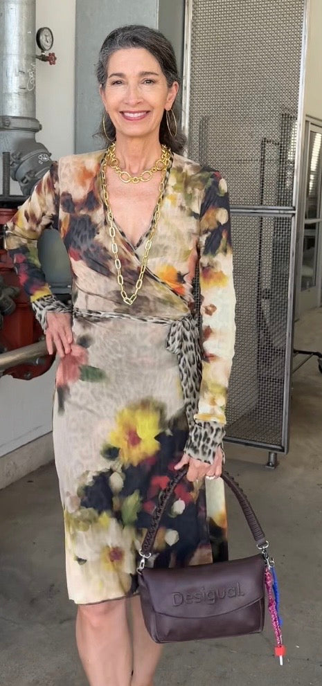 Shade Wrap Dress,Reversible