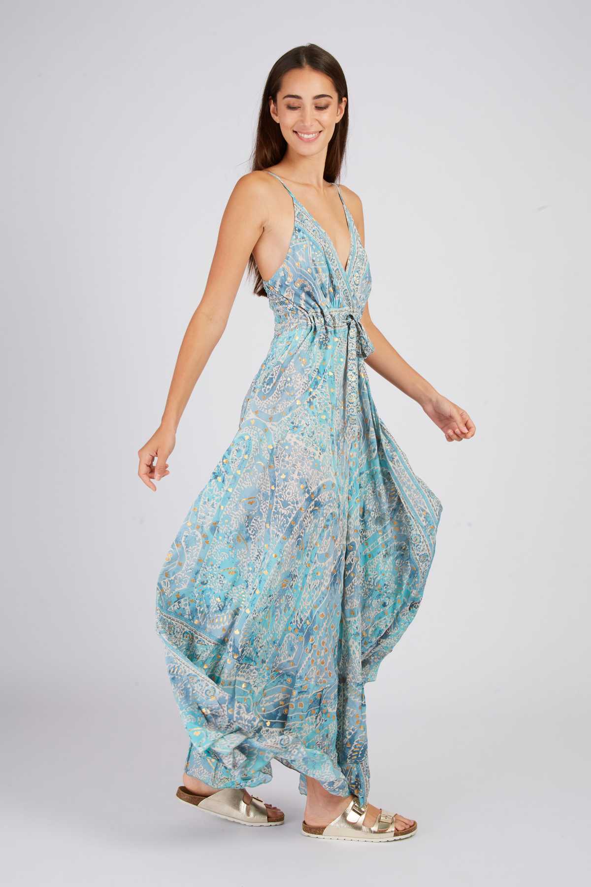 Petunia Dress, Blue
