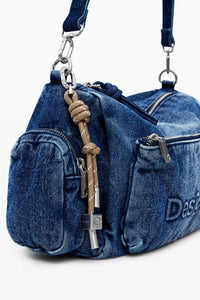 Astana Half Logo Denim Bag
