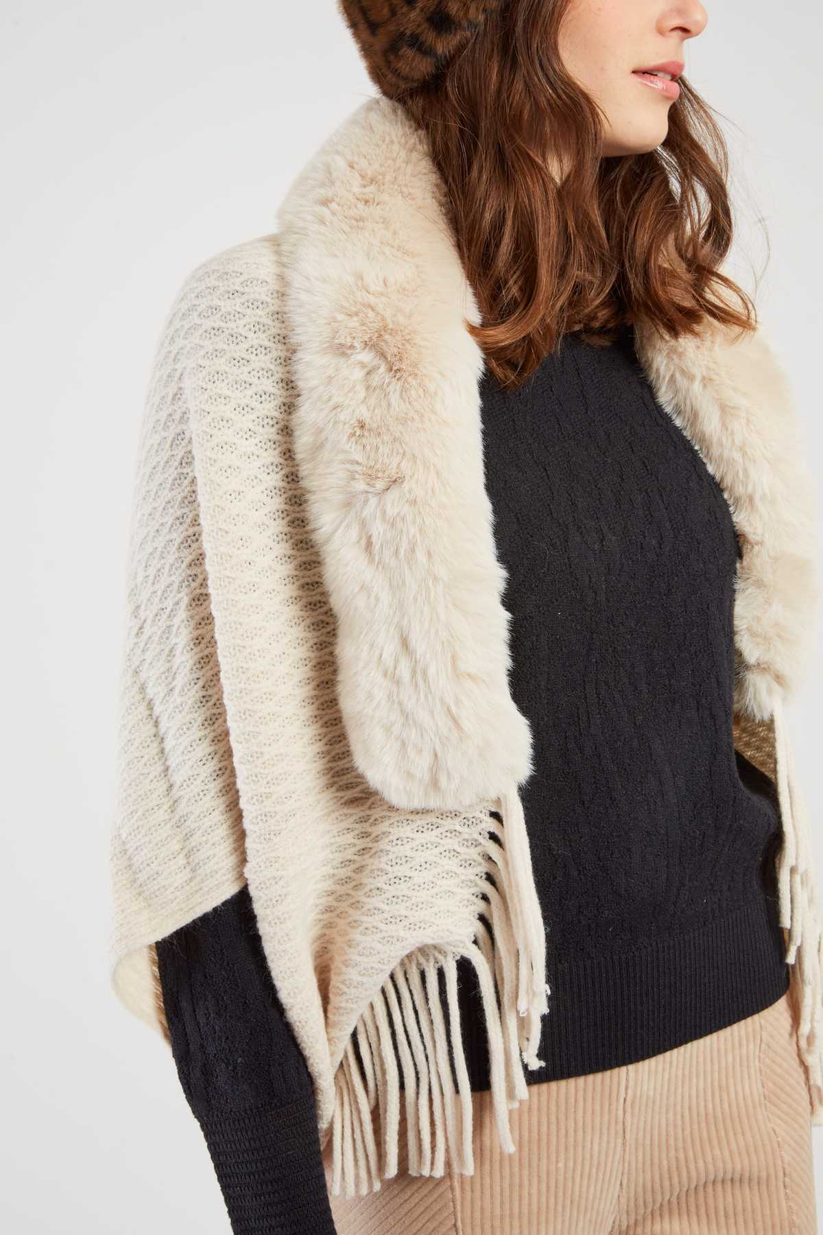 Ainoa Sweater  Coverup, Ecru