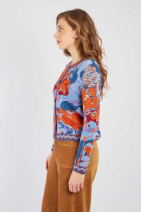 Bandol Cardigan, Blue
