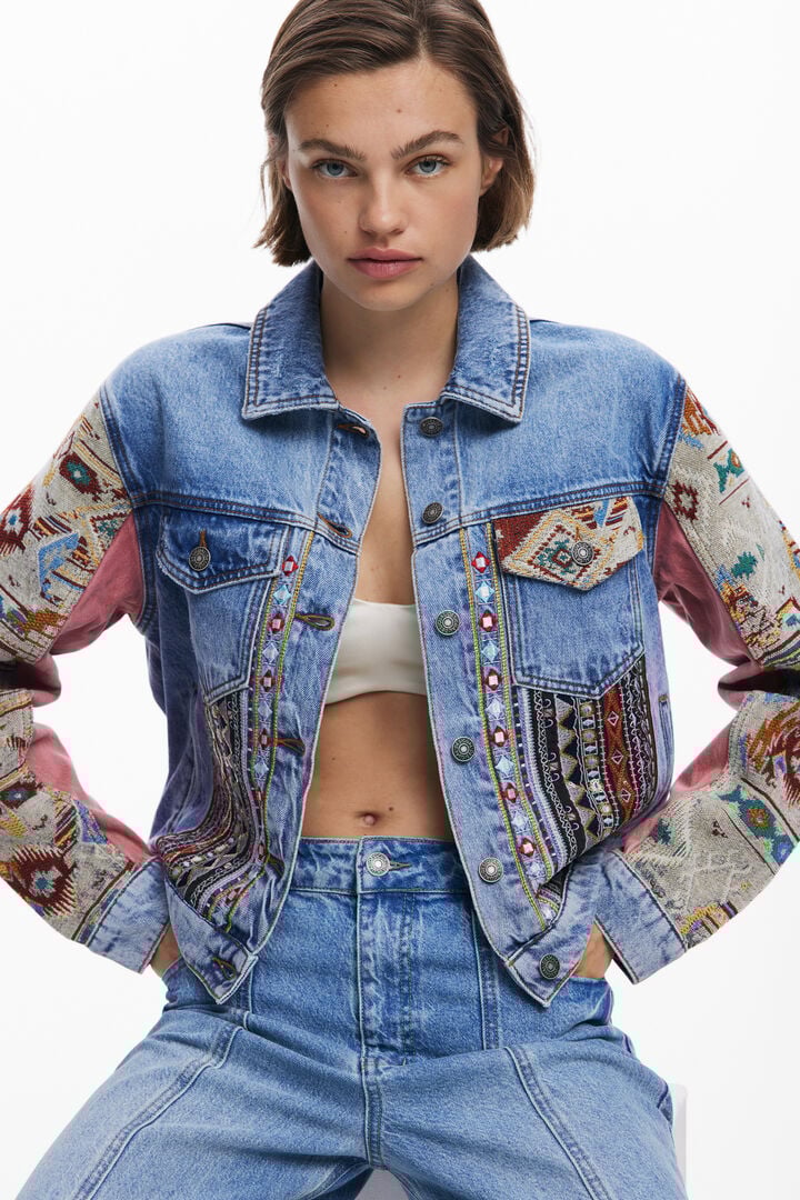 Boho Denim Jacket