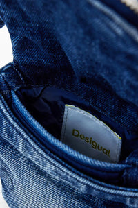 Mone Half Logo Denim Venecia Bag