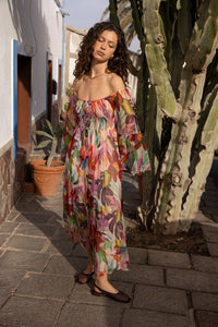 Pulcherie Dress, Rouge