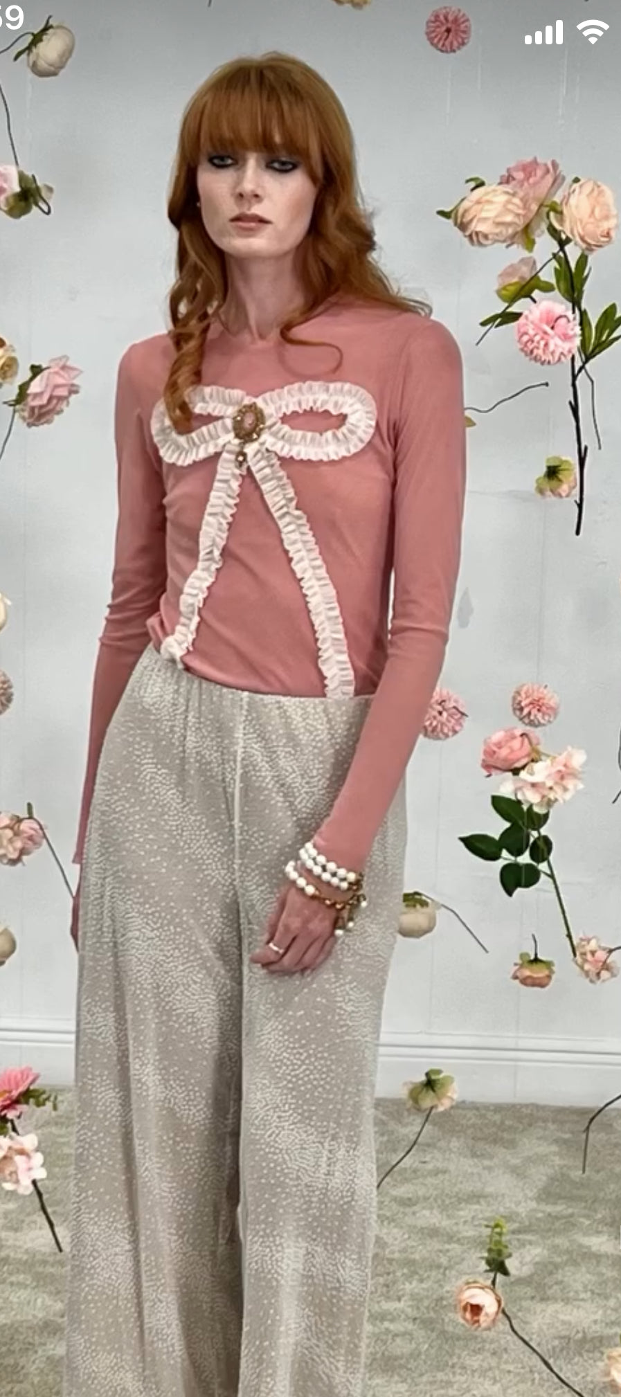 Mesh Bow Top