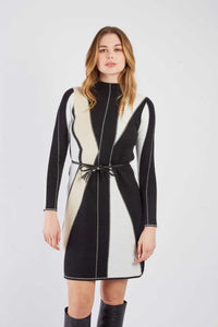 Camille Dress, Black Combo