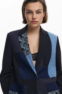Textures Patch Blazer