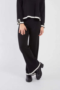 Zaara Knit Pants, Blk