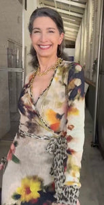 Shade Wrap Dress,Reversible