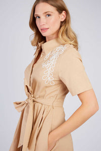 Camelia Dress Beige