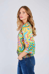 Zenaide Blouse,Green