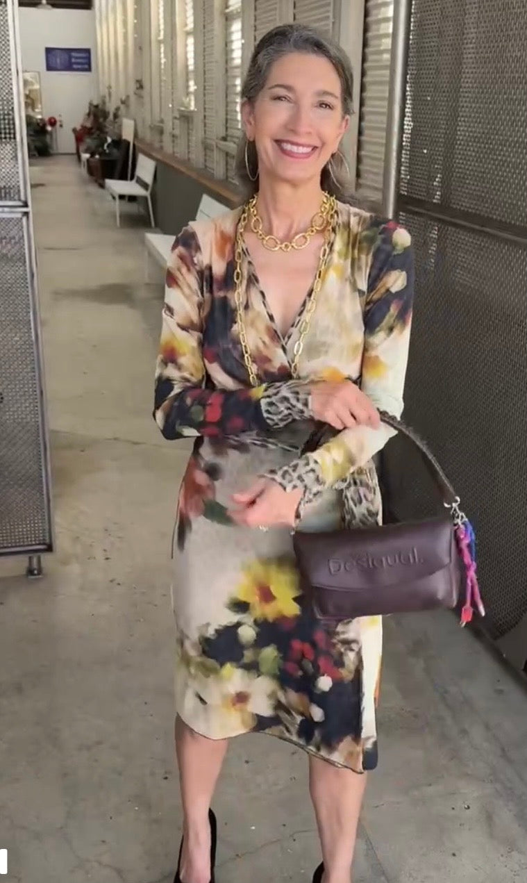 Shade Wrap Dress,Reversible