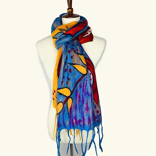 Pomegranate Vine Scarf