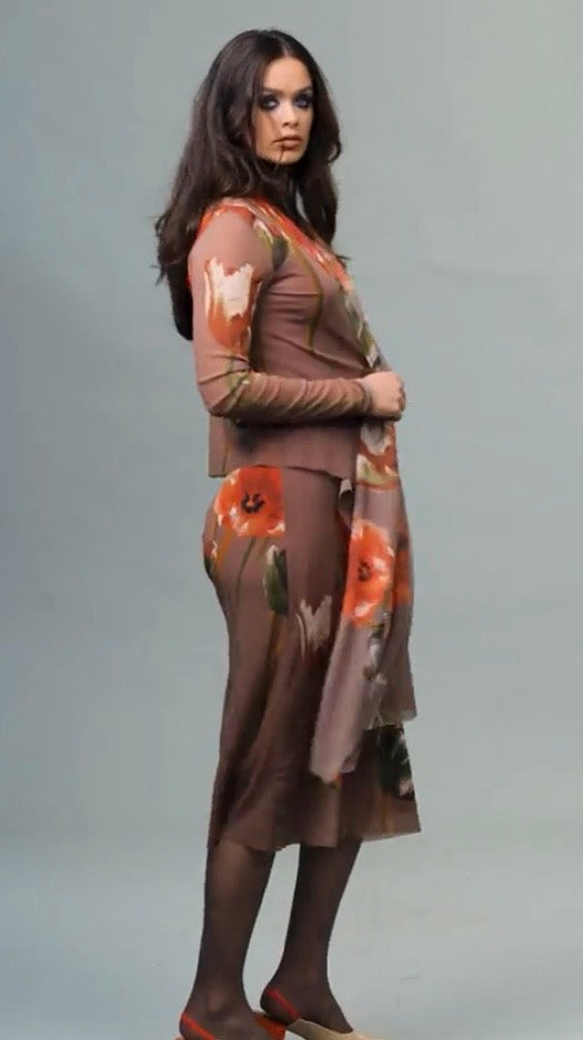 Mesh Coverup, Earth Color