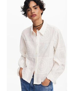 Seandai Button-up Shirt White