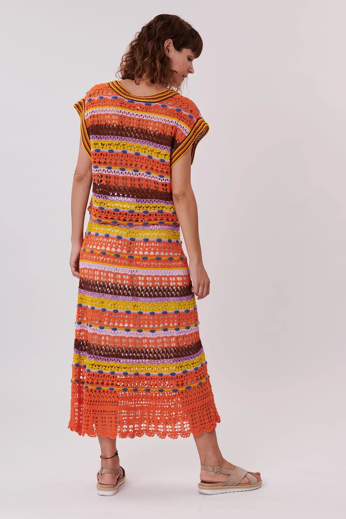Vendanges Orange Skirt