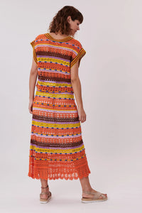 Vendanges Orange Skirt