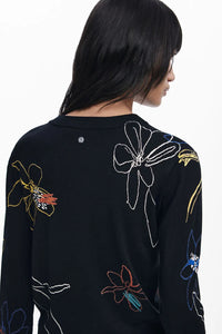 Arty Sweater, Black