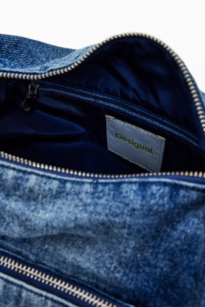 Astana Half Logo Denim Bag
