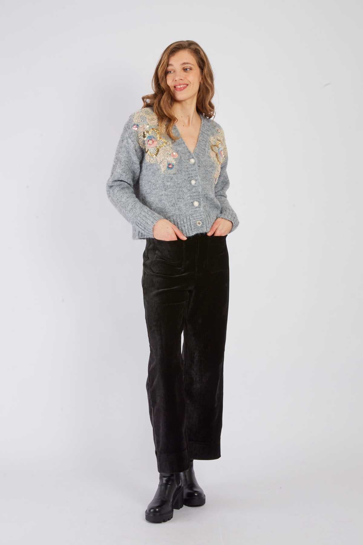 Babette Sweater-  Grey