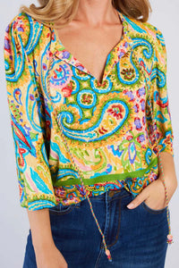 Zenaide Blouse,Green