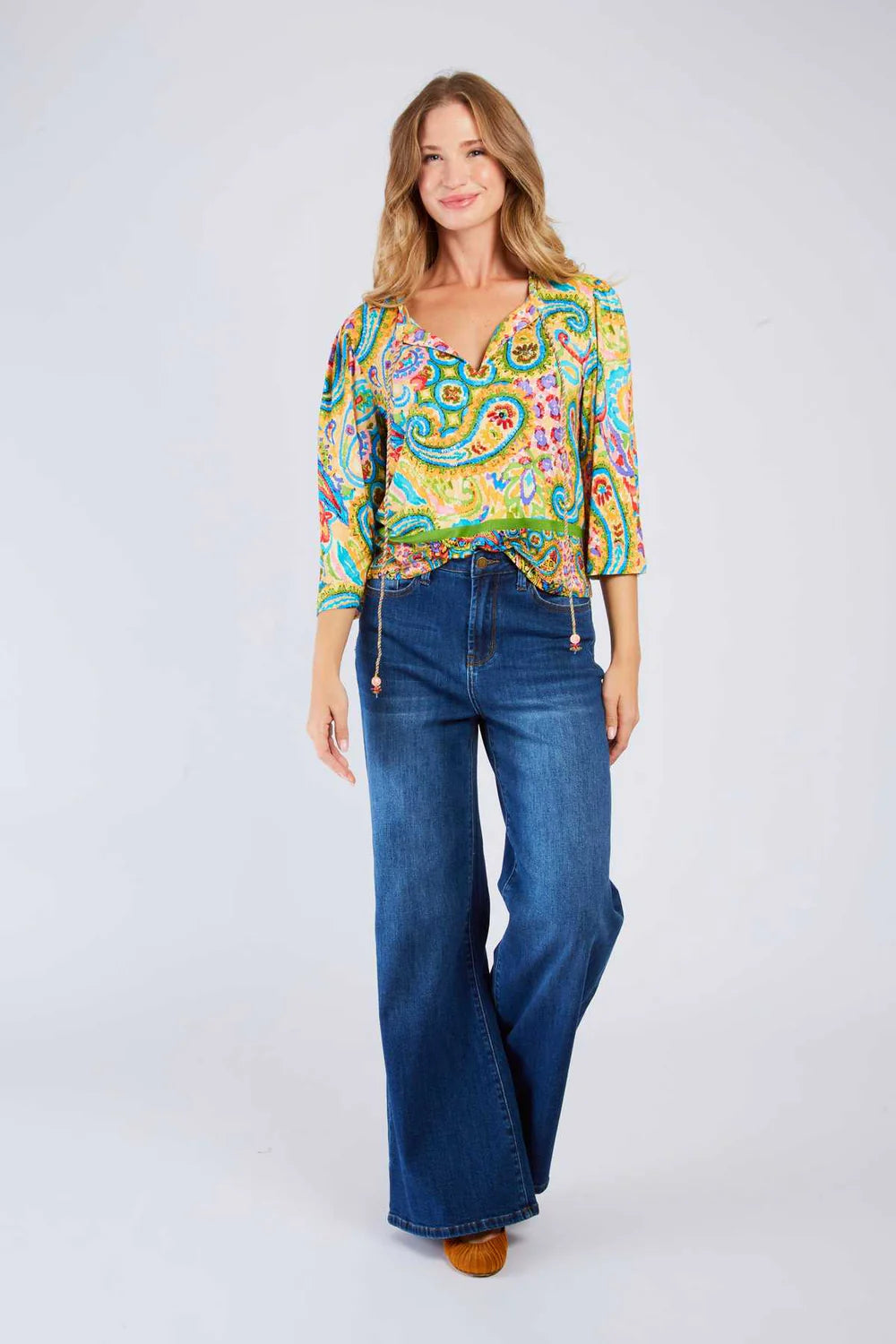 Zenaide Blouse,Green
