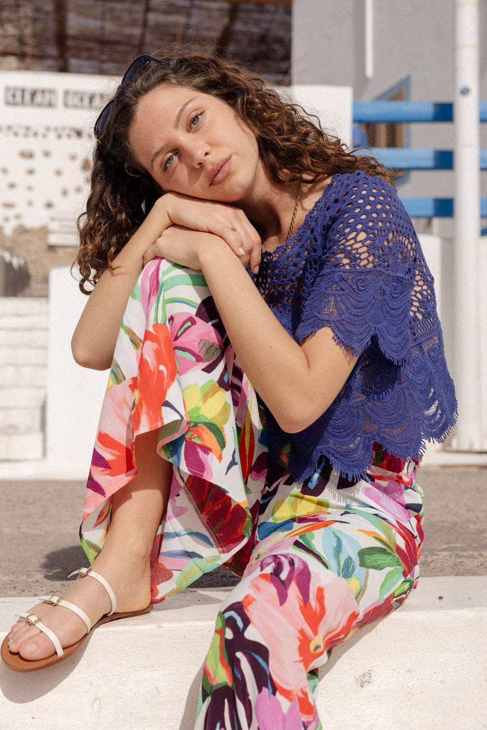 Delfina Pants, Rouge