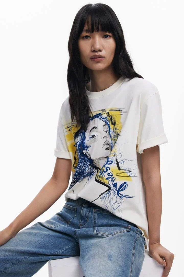 Portrait T-Shirt, White